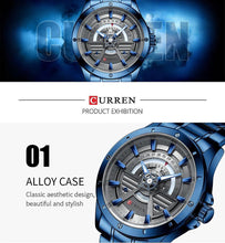 Load image into Gallery viewer, Watches stainless steel wristwatches business quartz watch
