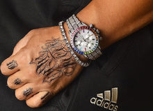 Load image into Gallery viewer, Silver Watches Unique Calendar Watch Clock Steel Quartz Watches
