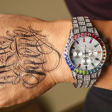 Load image into Gallery viewer, Silver Watches Unique Calendar Watch Clock Steel Quartz Watches
