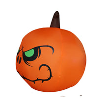 Lade das Bild in den Galerie-Viewer, 1.2 M Halloween Decoration Green Eye Pumpkin Inflation Model with LED
