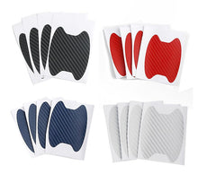 Load image into Gallery viewer, 2Pcs white 4Pcs/Set Car Door Sticker Carbon Fiber Scratches Resistant Cover Auto Handle Protection Film AZ19451
