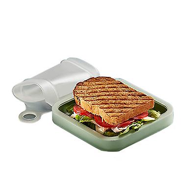 2pcs Sandwich Toast Snack Box, 4/2/1 Pcs Office Worker Lunch Box, Reusable Silicone Snack Container AZ12230