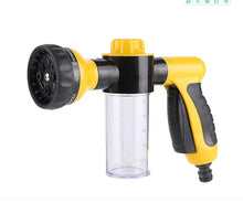 Lade das Bild in den Galerie-Viewer, 24*15*6.5cm yellow Garden hose accessories foam car wash water gun with water tank high pressure water gun AZ22877
