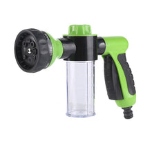 Lade das Bild in den Galerie-Viewer, 24*15*6.5cm green Garden hose accessories foam car wash water gun with water tank high pressure water gun AZ22876
