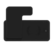 Load image into Gallery viewer, black Multifunctional wireless charger, 15W foldable universal phone holder, headset watch wireless charger AZ12196

