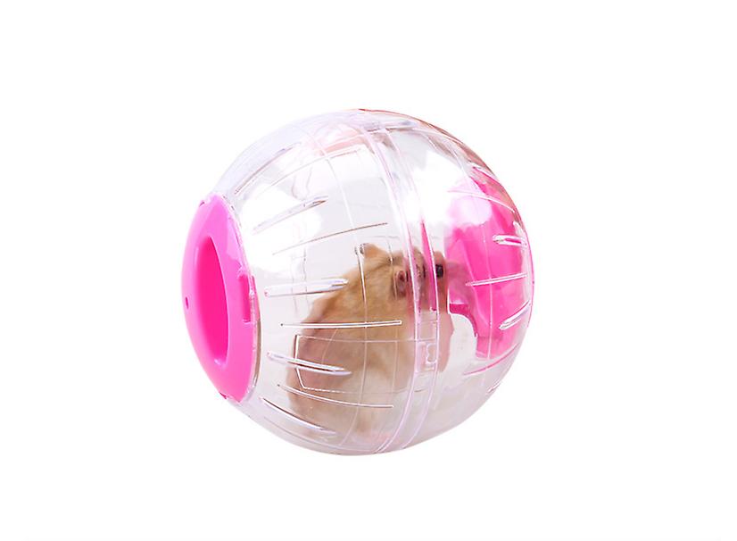 12cm pink Hamster toy supplies mouse ball golden silk bear crystal running ball rolling ball rolling wheel running ball 12cm AZ18803