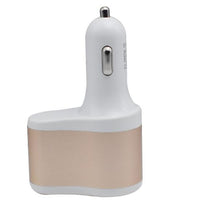 Load image into Gallery viewer, 2Pcs white gold 3.1A car charger, cigarette lighter, dual USB multi-function mobile phone car charger AZ12454
