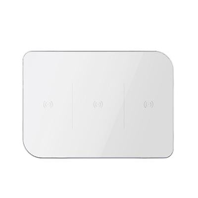 white 6 in1 mobile phone wireless charger, multi-function watch headset charger AZ12577