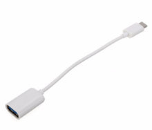 Load image into Gallery viewer, 2Pcs white USB 3.1 Type C Male to USB A Female OTG Host Adapter Cable AZ13852
