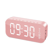 Load image into Gallery viewer, pink Multifunctional LED digital alarm clock and bluetooth speaker AZ2147
