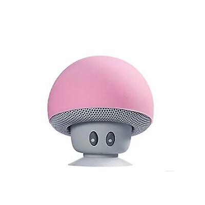 2Pcs pink Cartoon Mushroom Head wireless Bluetooth Speaker AZ1409