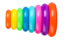 Load image into Gallery viewer, 9 floors Stacking Rings Toy,rainbow Rings Stacker for Toddler learning Toys AZ12588

