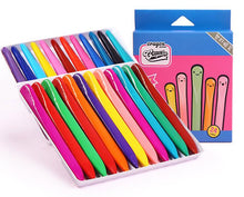 Load image into Gallery viewer, 24 colors children&#39;s triangle crayons student color drawing crayons set safe and non-toxic AZ11479
