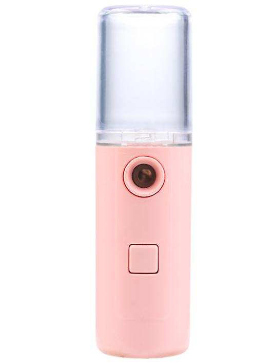 2Pcs pink USB rechargeable nano water replenishment instrument, negative ion aromatherapy humidifier AZ21034