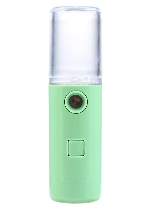 2Pcs green USB rechargeable nano water replenishment instrument, negative ion aromatherapy humidifier AZ21033