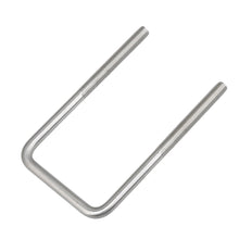 Lade das Bild in den Galerie-Viewer, Nuts Bolts 304 Stainless Steel Square U Bolt with Plate M8x60x120 Pipe Fastener
