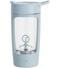Load image into Gallery viewer, 12.1*9*19.6cm blue 650ml intelligent automatic mixing cup protein powder meal replacement powder sports portable water bottle AZ21973

