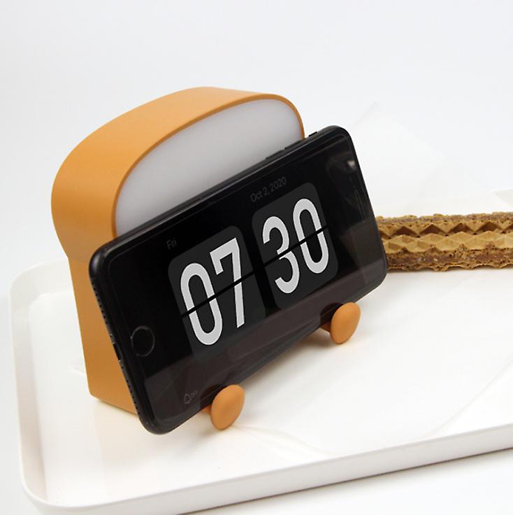 1# Toast Bread Night Light USB Rechargeable Timer Light Single and Double Side Luminous Bedside Light AZ12909