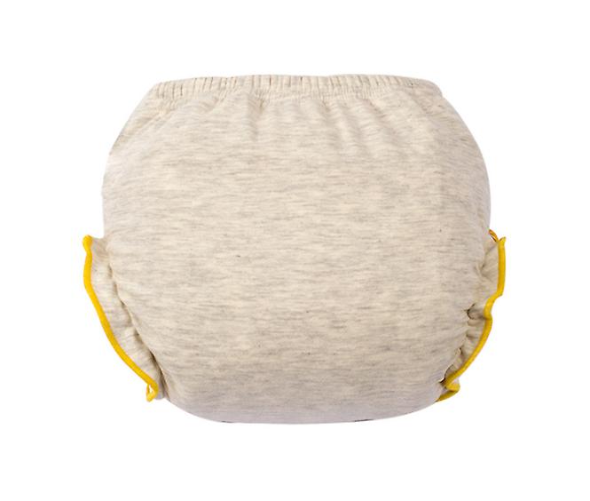 2Pcs gray 100CM for 14-16KG Cotton Panties, Newborn Baby Fashion Washable diaper pants, baby training pants AZ20673