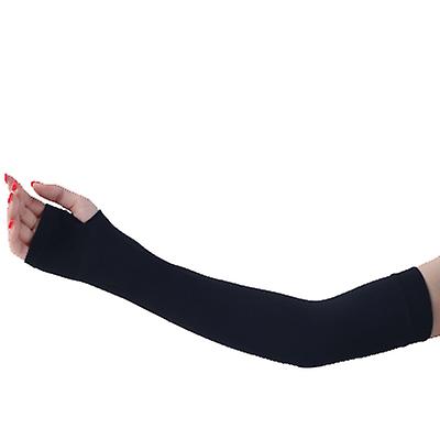 2Pcs black Outdoor sports cycling camping sun protection sleeves, arm protection sleeves