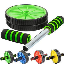 Load image into Gallery viewer, red Detachable Abdominal Exercise Ab Roller Wheel,Home Fitness Pilates Yoga Wheel AZ21892
