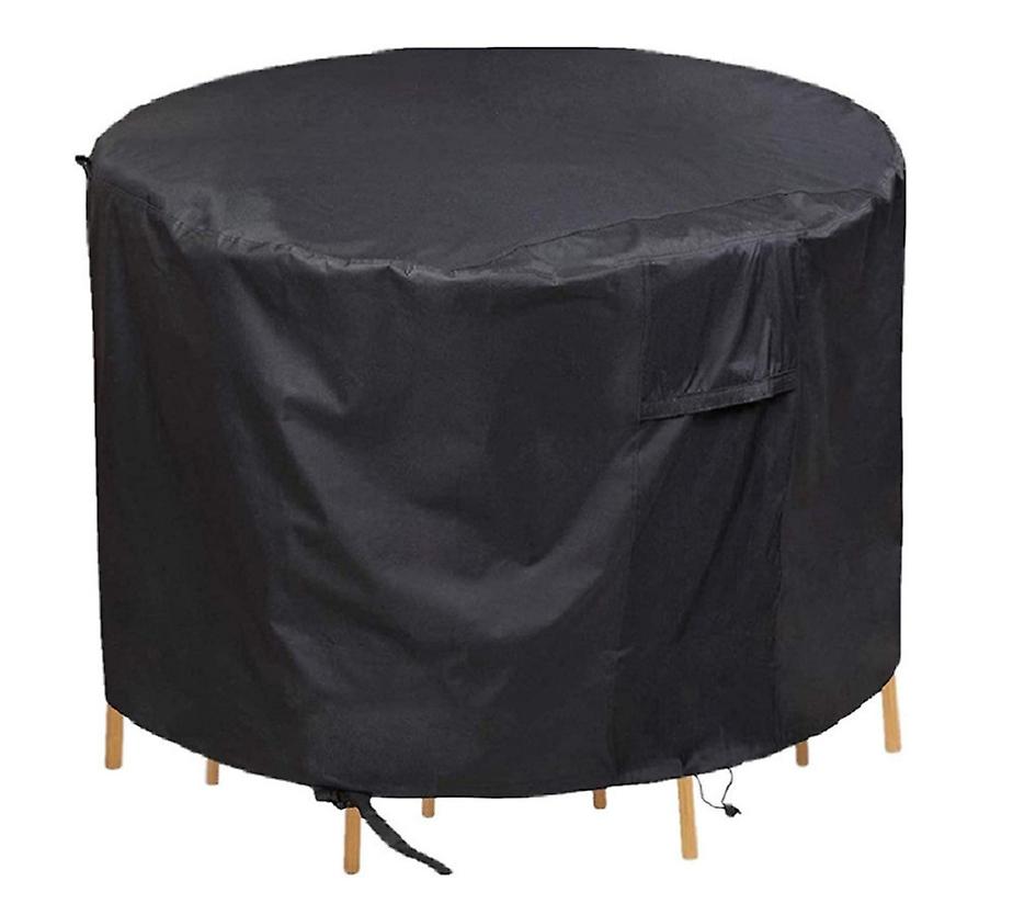 122*45cm Round furniture dustproof and waterproof cover, outdoor garden table furniture protective cover AZ22866