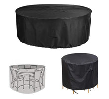 Lade das Bild in den Galerie-Viewer, 130*71cm Round furniture dustproof and waterproof cover, outdoor garden table furniture protective cover AZ22860
