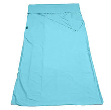 Load image into Gallery viewer, 115*210cm light blue Household anti dirty sleeping bag, portable liner, ultra-light hotel travel sleeping bag AZ21673
