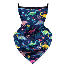 Load image into Gallery viewer, 2Pcs 5# Children&#39;s ear-mounted cycling mask, ice silk mesh, breathable and sunscreen sports headscarf AZ10684
