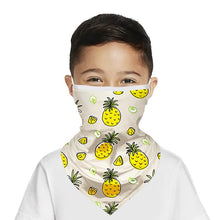 Load image into Gallery viewer, 2Pcs 3# Children&#39;s ear-mounted cycling mask, ice silk mesh, breathable and sunscreen sports headscarf AZ10682
