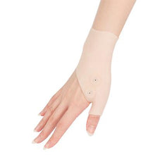 Load image into Gallery viewer, 2Pcs single 12.8*6.8cm 1 Pair Wrist and Thumb Support, Magnetic Therapy Silicone Gel Glove Protector for Carpal Tunnel AZ22594
