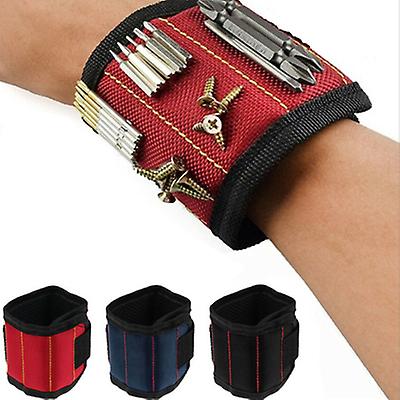 15 magnets black Magnetic wrist strap,Magnetic Wristband Pocket Tool AZ22104