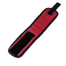 Lade das Bild in den Galerie-Viewer, 10 magnets red Magnetic wrist strap,Magnetic Wristband Pocket Tool AZ22105

