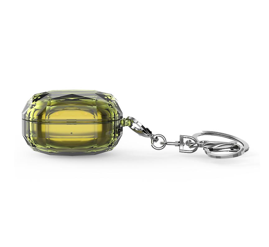 yellow For Samsung Galaxy Buds live bluetooth earphone protective cover, anti-drop PC transparent earphone cover AZ13902