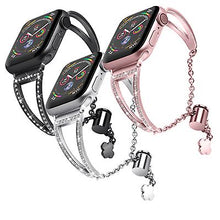 Load image into Gallery viewer, 38/40mm black Stainless steel strap for apple watch 38/40mm,42/44mm AZ22271
