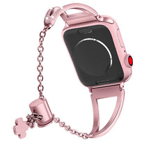Load image into Gallery viewer, 38/40mm rose pink Stainless steel strap for apple watch 38/40mm,42/44mm AZ22263
