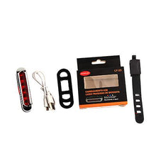 Load image into Gallery viewer, 2Pcs white usb rechargeable bicycle tail light, mountain bike night riding warning light AZ10800
