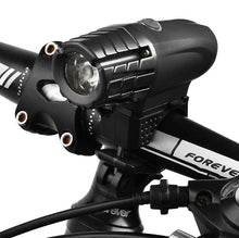 Lade das Bild in den Galerie-Viewer, 1# USB rechargeable bicycle light kit, front light and warning tail light AZ10655
