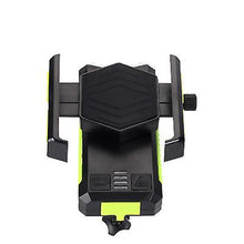 Lade das Bild in den Galerie-Viewer, 2400mAh blue black Outdoor cycling bike front light with emergency light, with power bank, mobile phone holder,Waterproof,rechargeable AZ22531
