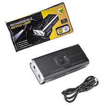 Lade das Bild in den Galerie-Viewer, 2# rechargeable bicycle lamp,waterproof battery display AZ14051
