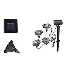 Load image into Gallery viewer, 1 pcs color light Solar 4 LED Dog Claw Shape Underground light Lights, Outdoor Garden Lawn Lights AZ16188
