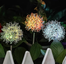 Load image into Gallery viewer, 1 pcs warm light Solar simulation dandelion yard decoration light, LED waterproof garden light AZ17231
