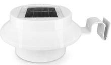 Load image into Gallery viewer, 1 pc black 3LED solar fence light, outdoor waterproof human body induction wall light AZ21547
