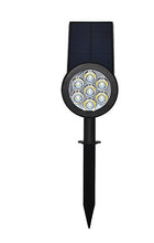 Load image into Gallery viewer, 2 pcs white light 7 LED Solar Outdoor Waterproof Lawn Light, Colorful Spotlight AZ22999
