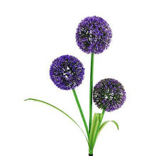 Lade das Bild in den Galerie-Viewer, 2pcs green Solar waterproof simulation dandelion lawn light, 3LED garden landscape lamp AZ18617
