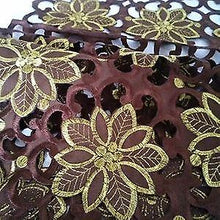 Lade das Bild in den Galerie-Viewer, Tablecloths 176cm table runner classical table runner hollow modern embroidered table runner brown
