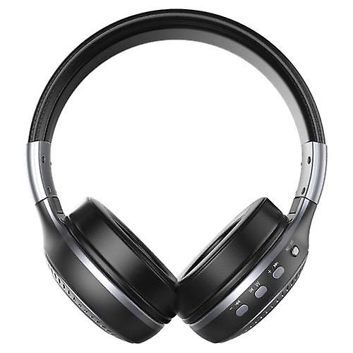 Cool Headphones Headsets ZEALOT B19 Foldable BT Headset with Microphone earphone Black with Grey