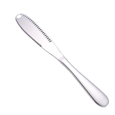 2Pcs silver Stainless Steel Cheese Butter Knife Cream Knife Western Bread Jam Knife Cheese Butter Knife AZ18312