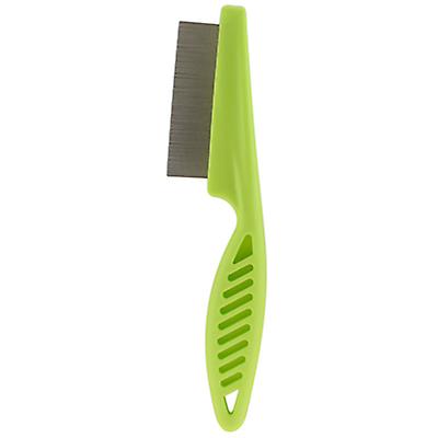 2Pcs 18*4cm green Ultra-Fine Flea Dog Cat Comb Compact Metal Teeth Healthy Fur Hair Coat Clean comb AZ14299