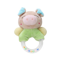 Load image into Gallery viewer, 2Pcs pig Cute Baby Rattle and Teether Easy Grip, Baby Toy Baby Activity Teething Toys AZ10751
